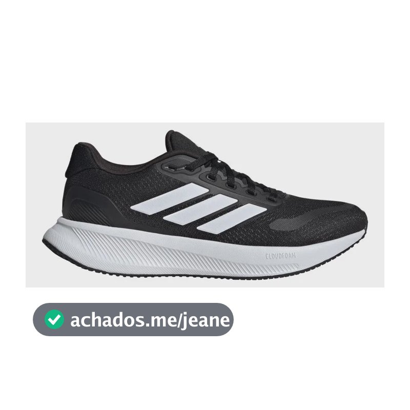 Tênis Corrida Runfalcon 5 adidas Preto 38 Br