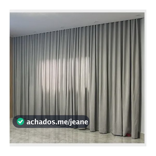 Cortina Gaze Linho E Blackout  7m X Alt. Trilho Suíço Duplo