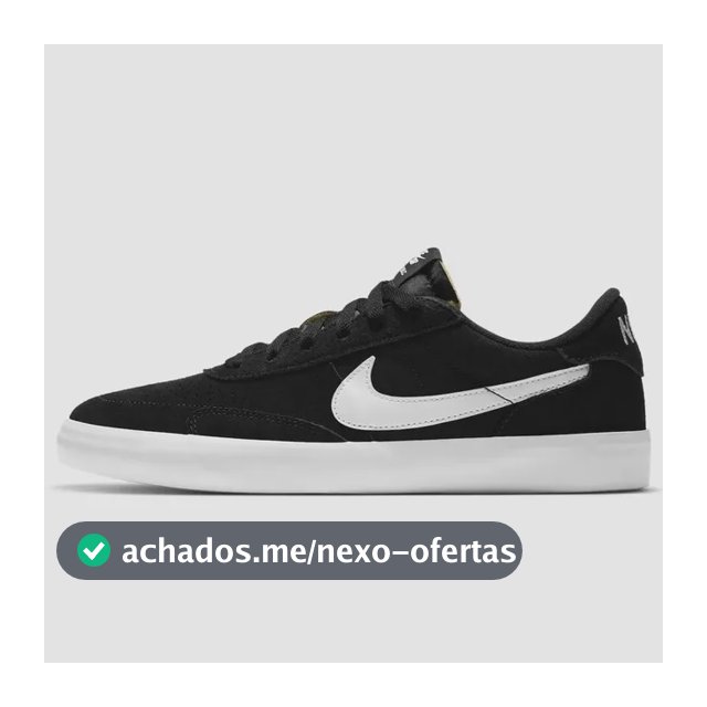 Tênis Nike Sb Heritage Vulc Masculino Preto/branco 42 Br