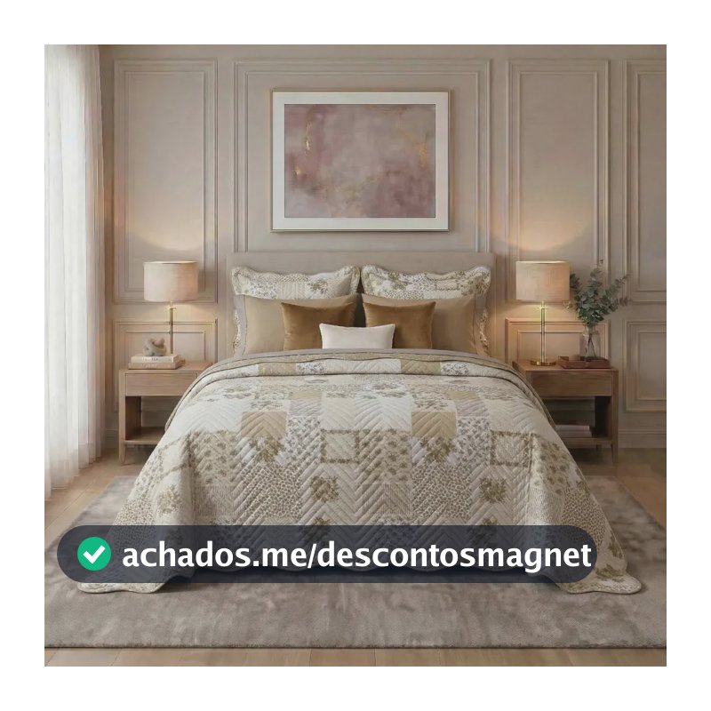 Cobre Leito Casal Microfibra Verona 150 Fios com 2 Porta-Travesseiros