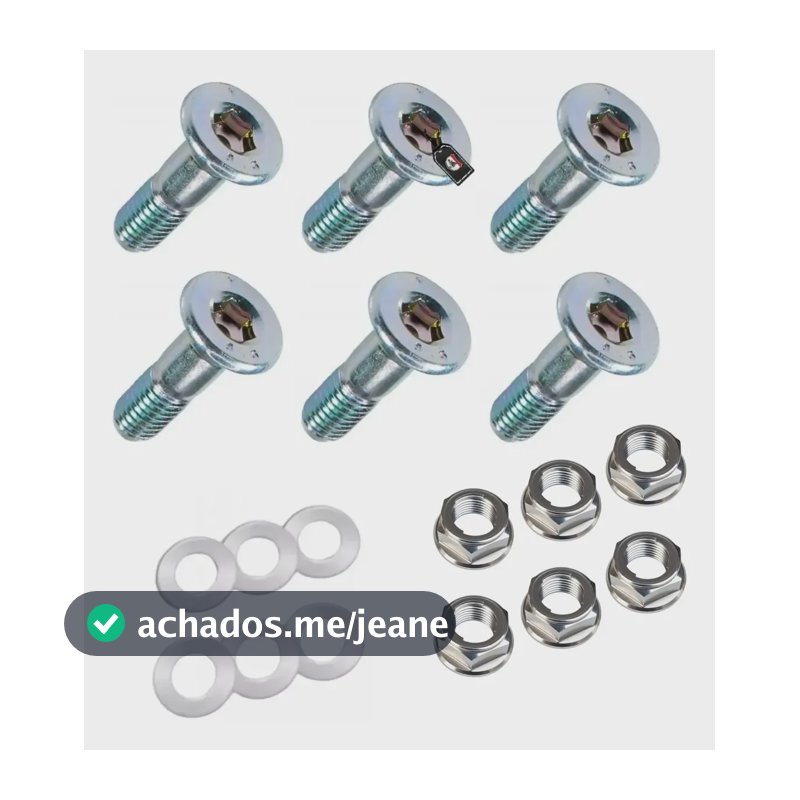 Kit Parafuso Coroa Crf 250f 2019 2020 2021 2022 2023 2024
