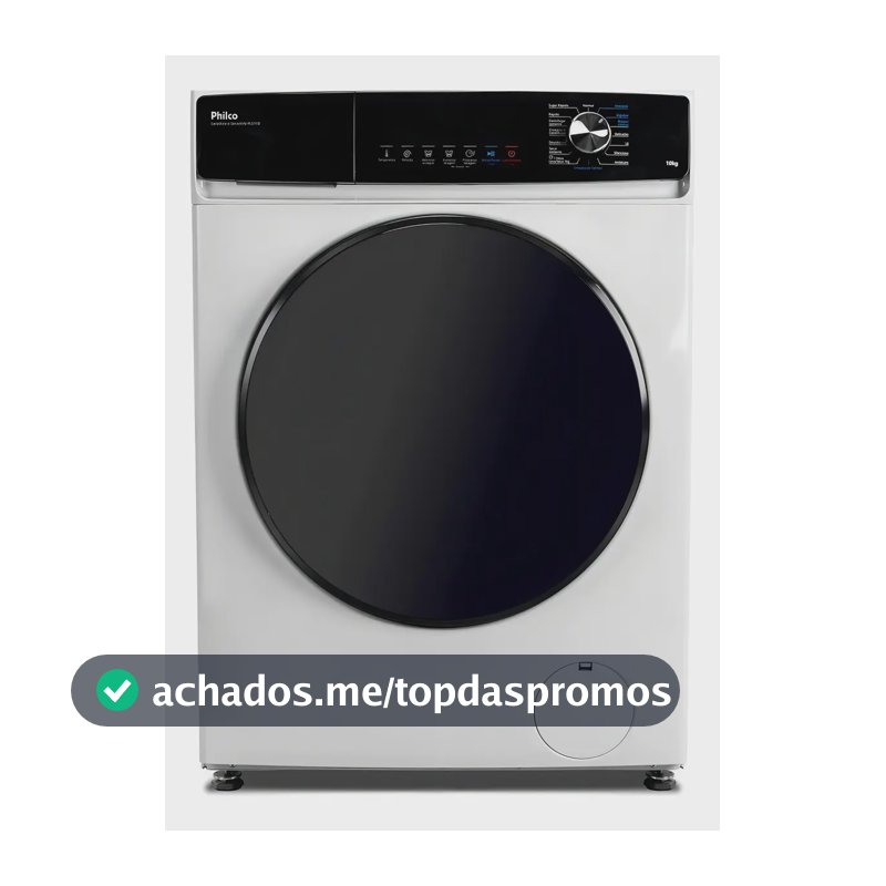 Lava E Seca Philco Smart Invertplus Lavagem 10kg Branco