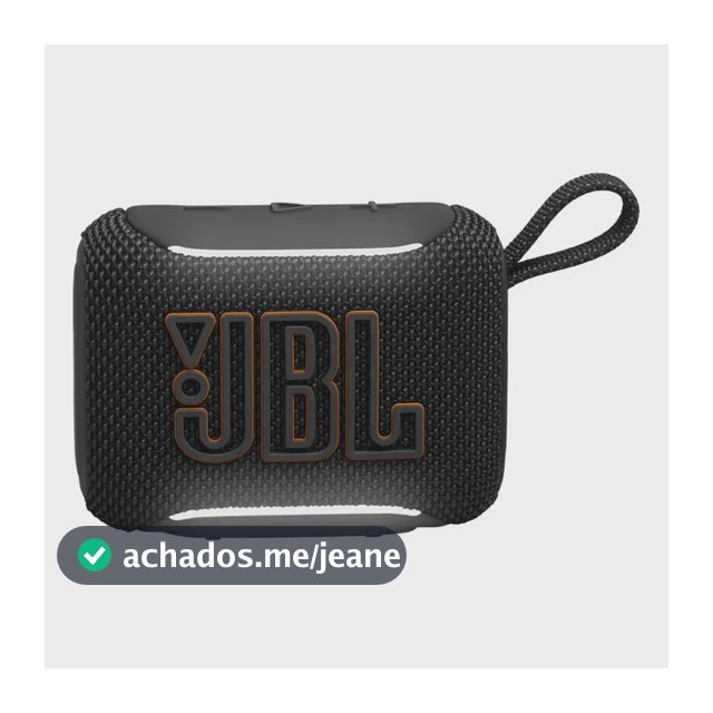 Caixa Som Jbl Go 5 Bluetooth Portátil Prova Dágua Preto