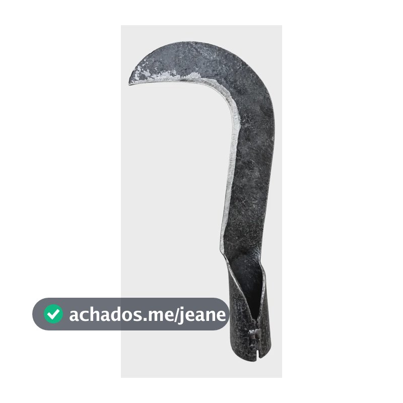 Foicinha Média Roçadeira Sem Cabo Forjada