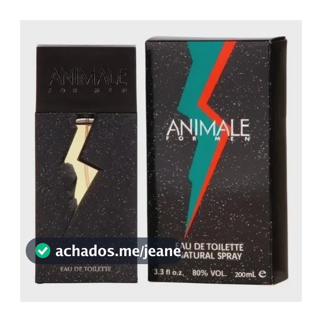 Perfume Animale Eau de Toilette Masculino 100ml