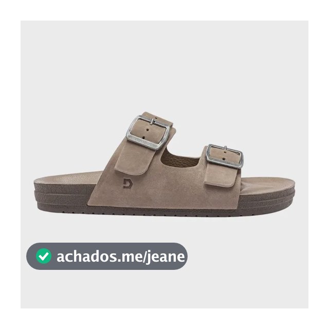 Sandália Masculina Democrata Chinelo Birken 100%couro Casual