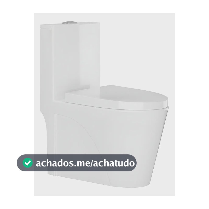 Vaso Sanitário Tubrax Monobloco VAB0002 Caixa Acoplada Completo Privada Cor Branco