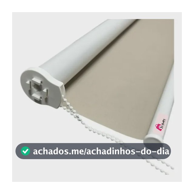 Cortina Rolo Blackout Quarto/sala 1,60x1,60 0% Luz