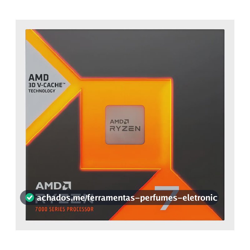 Processador AMD Ryzen 7 7800X3D 4.2GHz (5.0GHz Max) AM5
