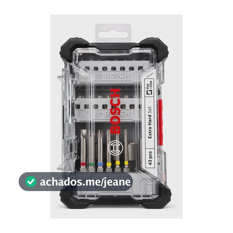 Bosch Bits Hard Set 43 Peças