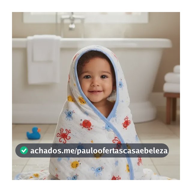 Toalha De Banho Bebê Soft Com Capuz De Fralda Menino Menina