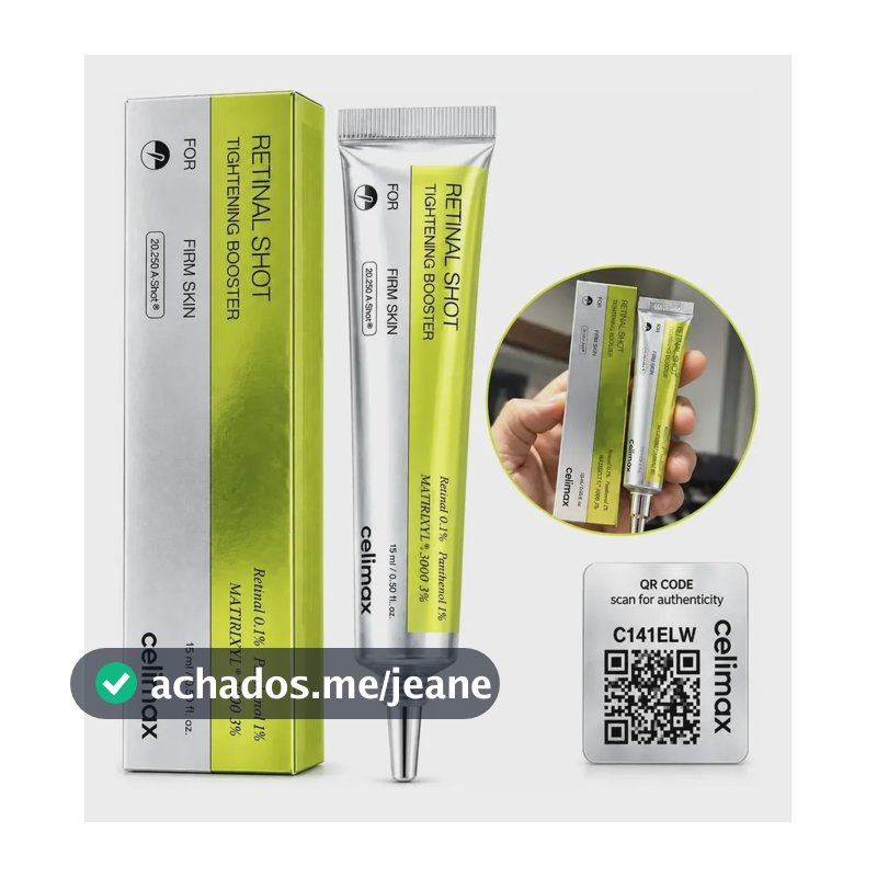 Creme Retinal Shot Coreano Rejuvenescedor Anti-idade Facial Madura Noite