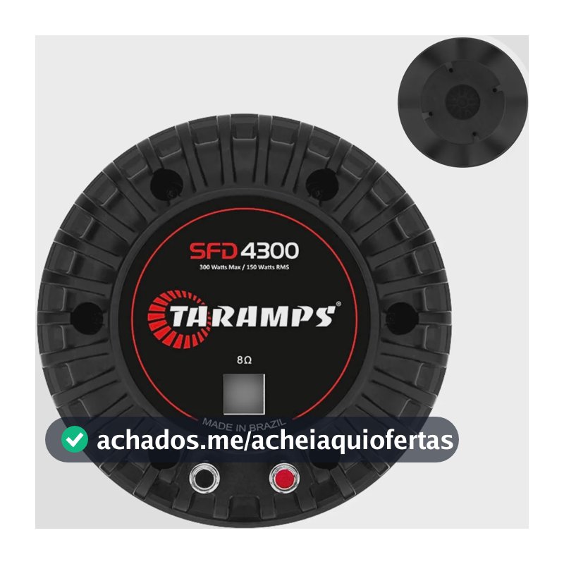 Driver Taramps Sfd4300 8ohms 300w Corneta Som Automotivo