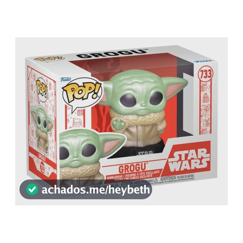 Boneco Funko Pop! Natal Star Wars - Grogu