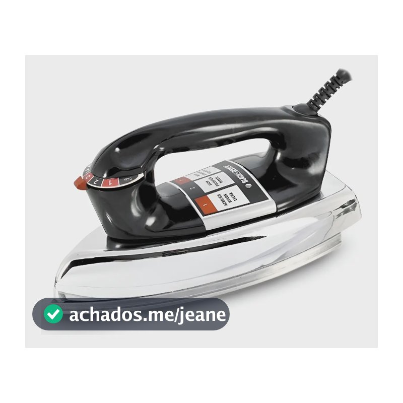 Ferro de Passar Roupa à Seco Black+Decker VFA1110XM6 Base de Alumínio