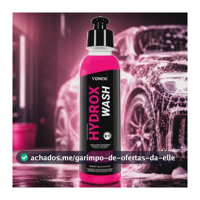 Hydrox Wash Vonixx Shampoo Lava Auto Automotivo Com Proteção