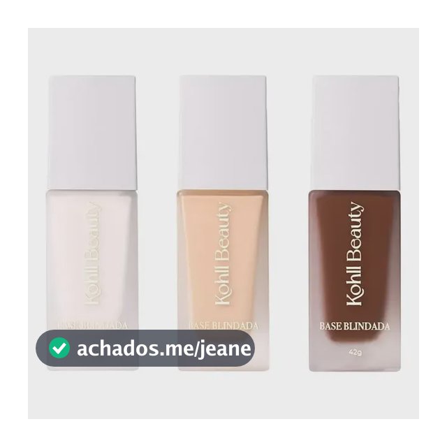 Base Blindada Base Kohll Beauty Original Escolha Sua Cor
