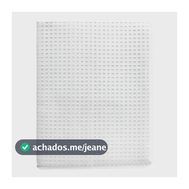 Colcha Genova Teka King Piquet 2,40 X 2,80 M 100% Algodão Cor Branco Lisa
