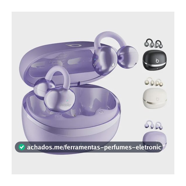 Fone De Ouvido Sem Fio Bluetooth Ows Hifi 30h Enc Ipx6 Tws