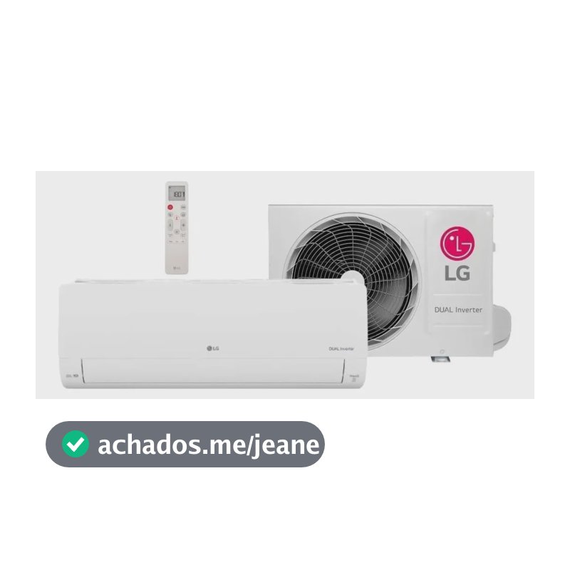 Ar Condicionado Inverter LG Dual Voice AI 12.000 Btus Frio R-32