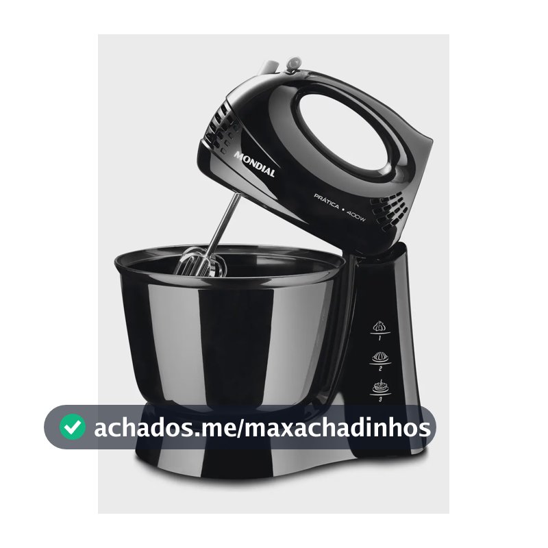 Batedeira Prática Mondial 400W - B-44-B