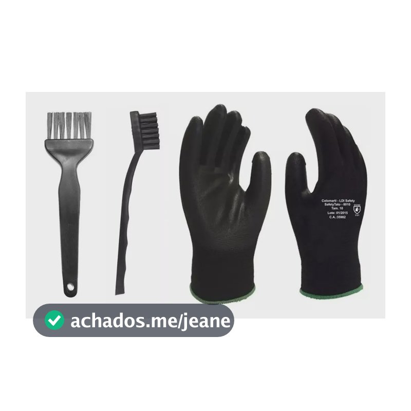 Kit Limpeza Anti Estático Esd Pincel Escova Luvas Pc Placa