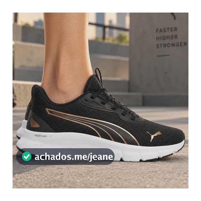 Tenis Feminino Puma Flexfocus Lite Modern Preto/laranja 37 Br