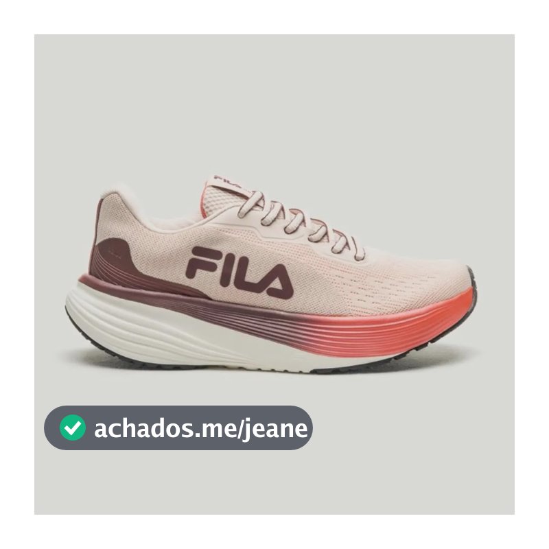 Tênis Fila Agile Esportivo Corrida Academia Original Pro Rosa 36 Br