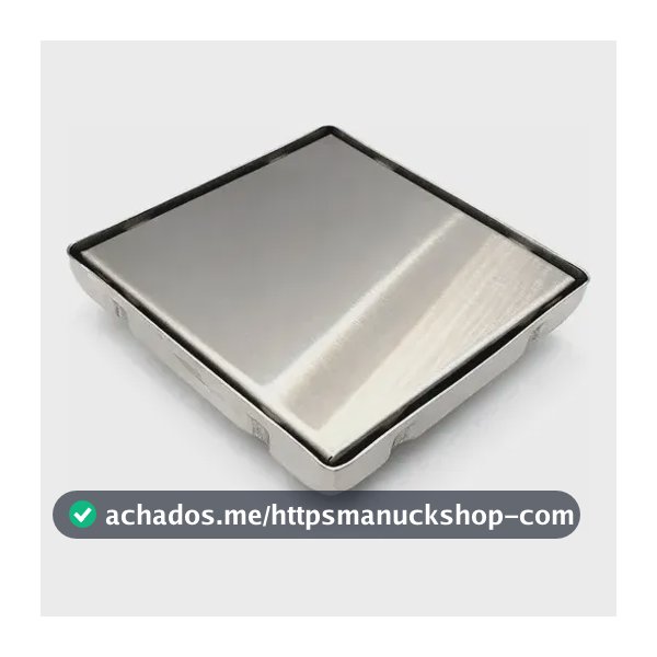 Ralo Inox Tampa Oculta Invisivel 15x15 Nao É Pvc
