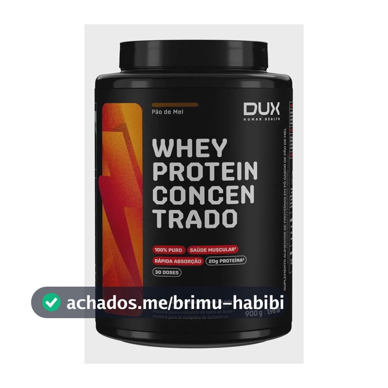 Whey Protein Concentrado Dux Company Pó 900g