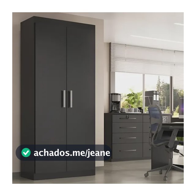Armário De Escritório Miriam 2 Portas  1,85m