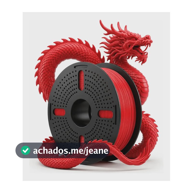 Filamento Impressora 3d Print Pulse Pet G 1.75mm Vermelho