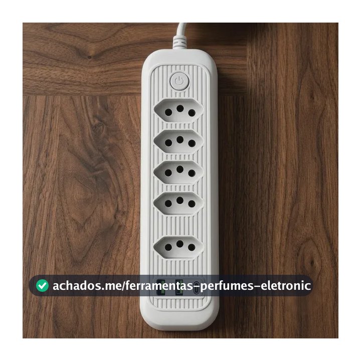 Extensão Elétrica Tomadas Usb Type-c Bivolt 2m Chave Liga Jxb75+2+1