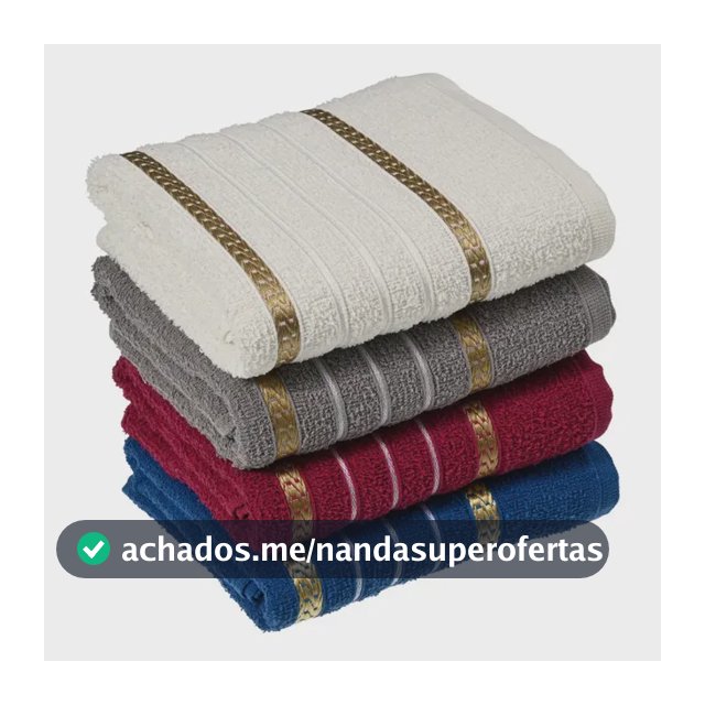 Kit 04 Toalhas Rosto Premium - Macia Confortável Laune Haus Cor Sortidas Lisa