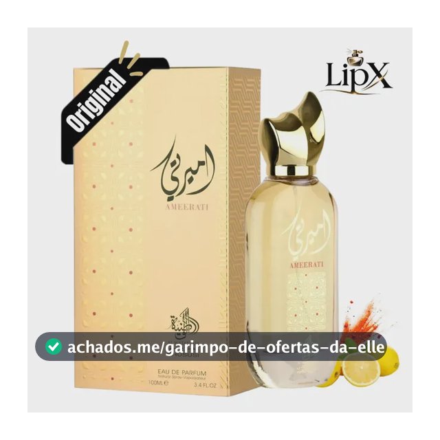 Perfume Árabe Ameerati Feminino Eau De Parfum 100 Ml Com Nf lipx