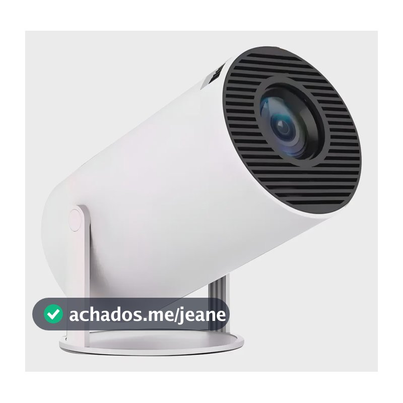 Projetor Hy300 Suporta 4k 1080p Wifi 6 Android 11 Portátil. Cor Branco