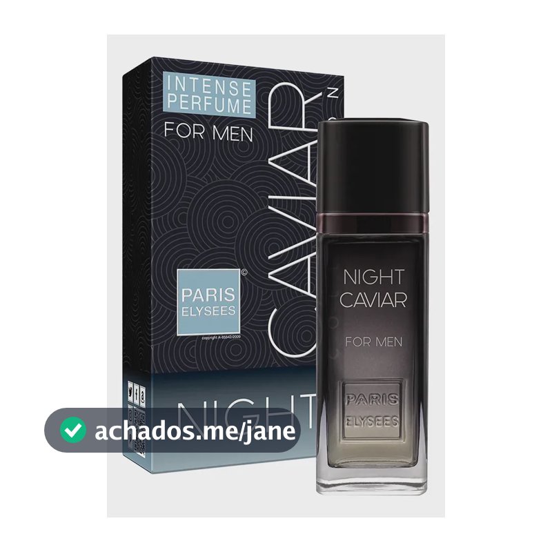 Perfume Night Caviar Paris Elysees Masculino Intense 100ml