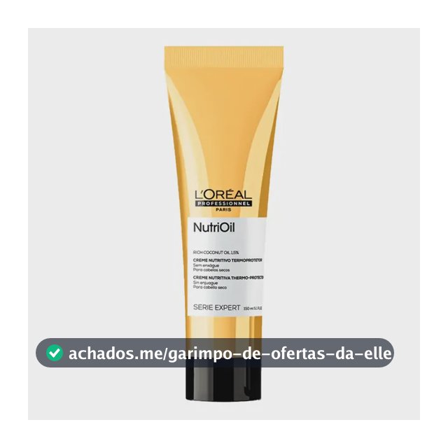 Nutrioil Creme Nutritivo Termoprotetor Leave-In 150ml - Série Expert | L'oréal Professionnel