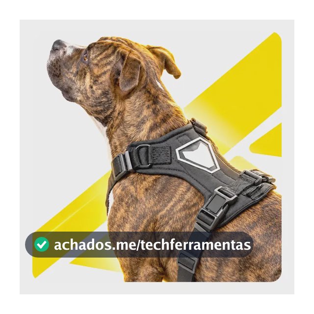 Coleira Peitoral H Anti-puxão Adestramento Golden Pitbull