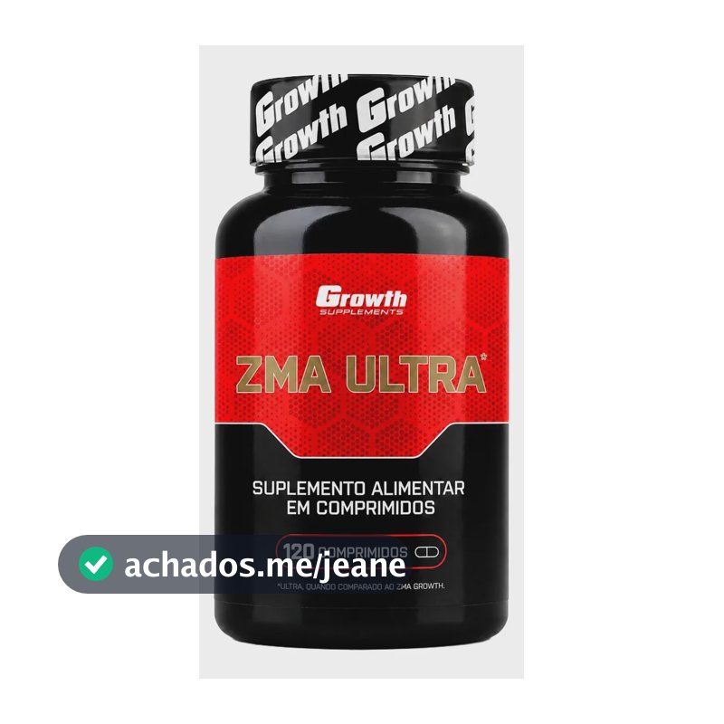 Zma Ultra 120 Comp. Growth Supplements - Sem Sabor