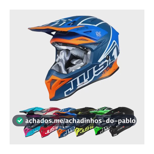 Capacete Just1 J39 Trilha Motocross Proteção Moto Enduro