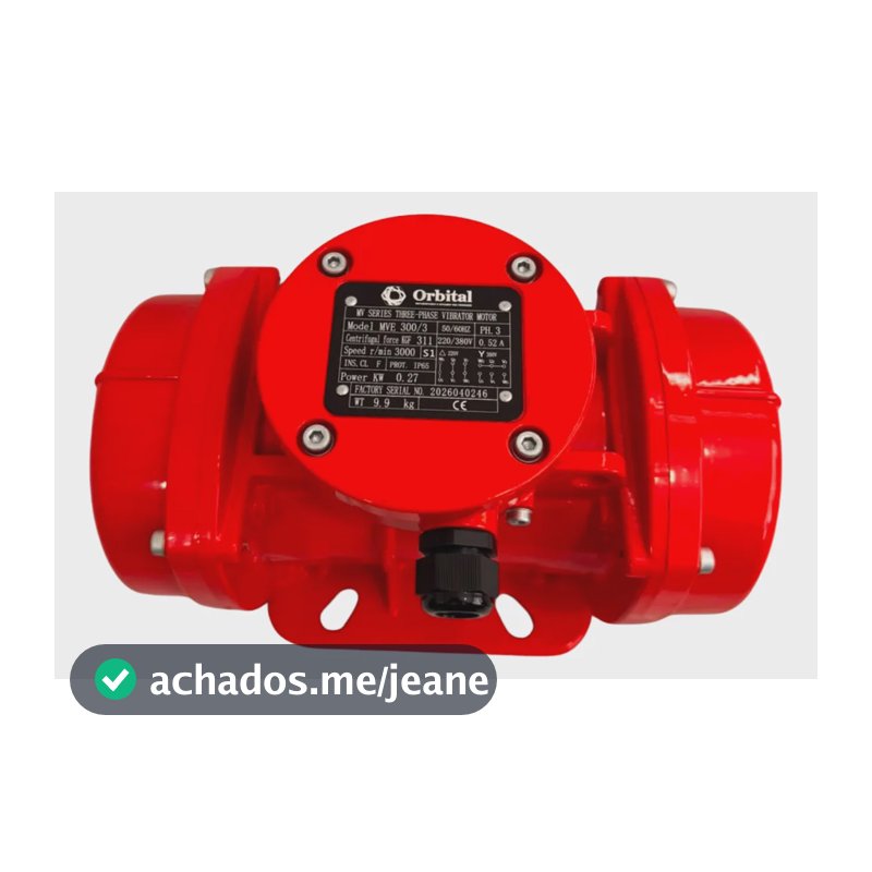 Motovibrador Elétrico 300/3 311 Kgf 220/380v  Trifásico 220/380v