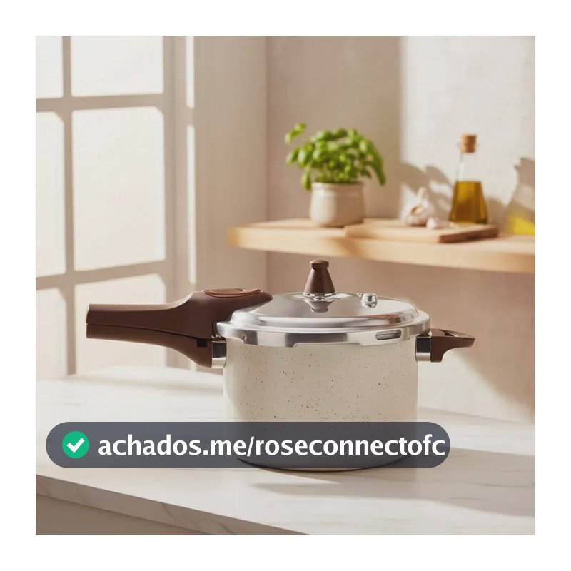 Panela De Pressão Brinox Pressure 4,2l Ø20 X 14,5 Cm Vanilla Baunilha