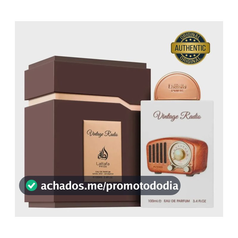Perfume Arabe Vintage Radio Edp Lattafa Pride 100ml
