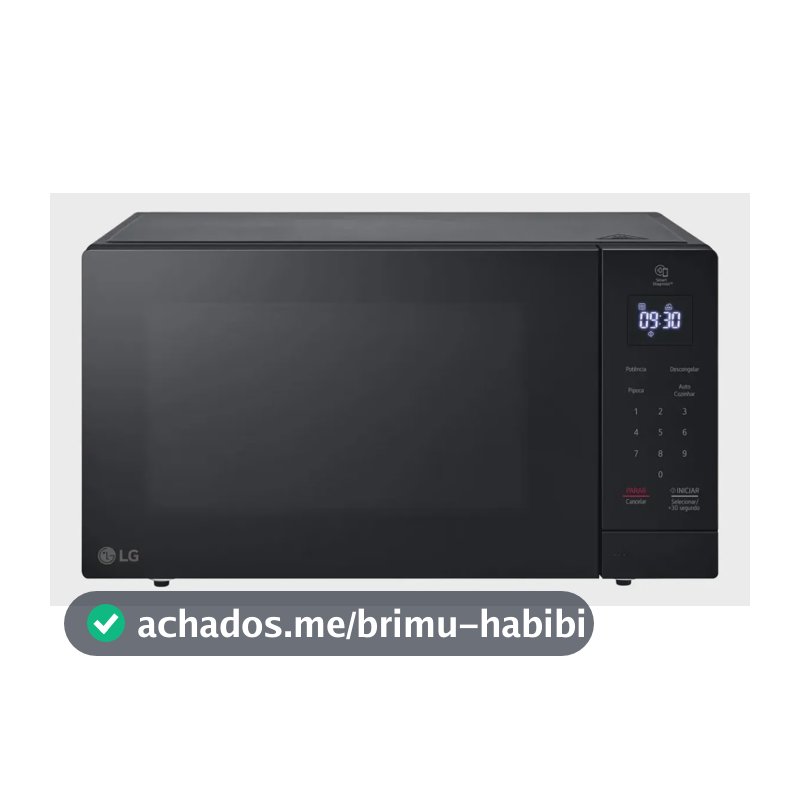Micro-ondas NeoChef LG 30L Preto Limpa Fácil - 127V