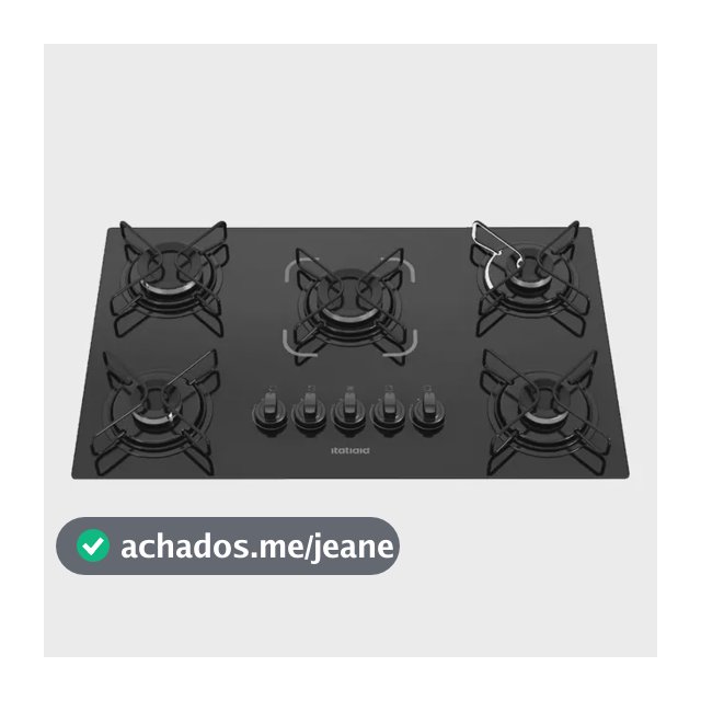 Cooktop Itatiaia Essencial 5 Bocas Preto