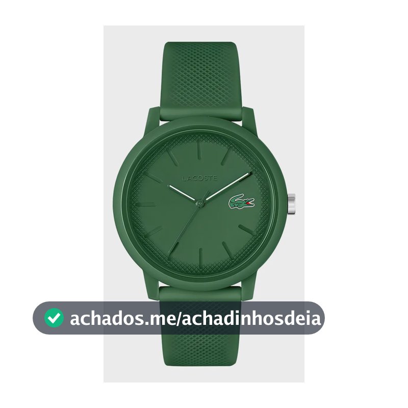Relógio Lacoste Masculino Borracha Verde 2011170