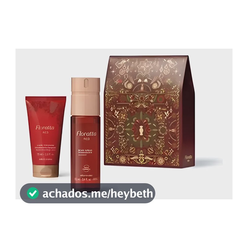 Kit Presente Floratta Red Spray + Hidratante Natal 2026