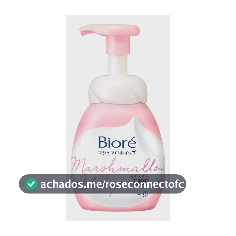 Sabonete Facial em Espuma Bioré Marshmallow Whip para Todos os Tipos de Pele