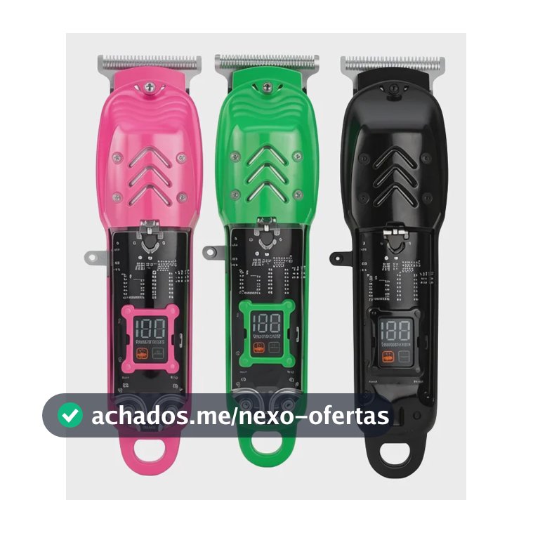 Máquina De Cabelo E Barba Recarregável Usb-c Profissional 127/220v